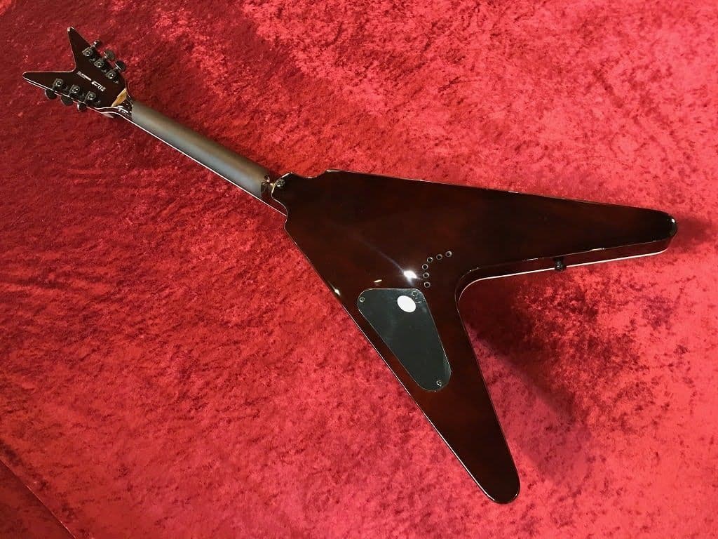 ギター DEAN V Select Quilt Top Trans Black