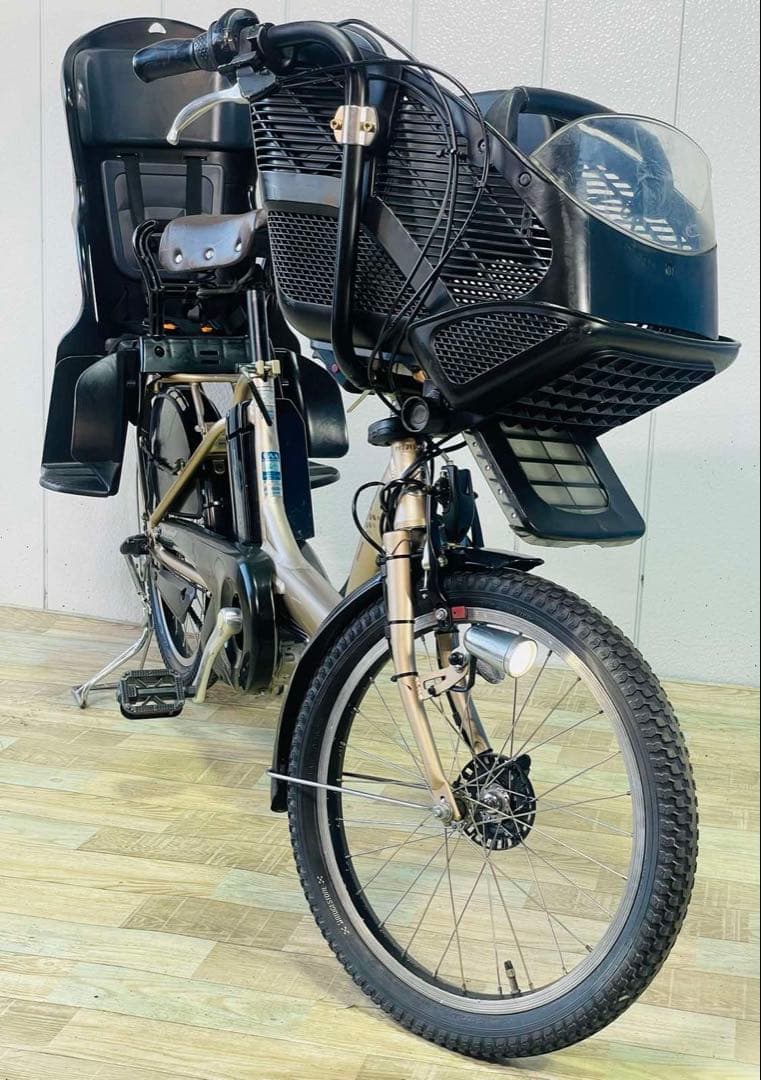 2653ブリヂストン8.9アンペア3人乗り対応子供乗せ　電動アシスト自転車