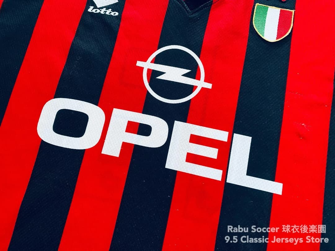 ACミラン 96/97 ホーム ユニフォーム #18 バッジョ 選手仕様