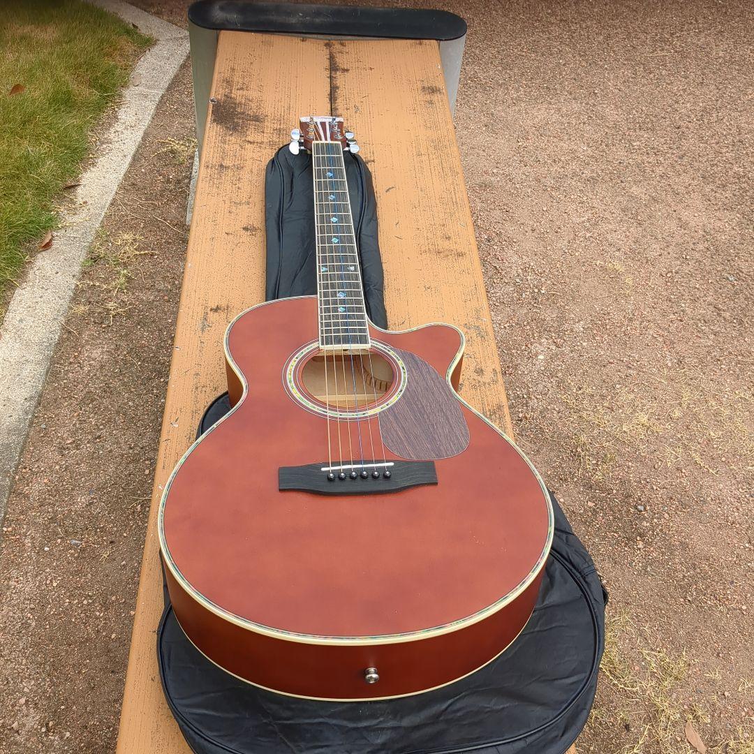 デコライズ アコースティックギター ブラウン 本体のみ