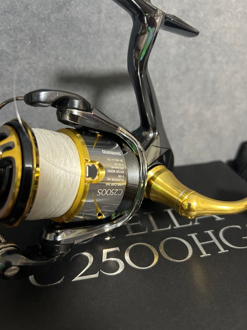 釣りのやま　シマノ　14 ステラ　C2500HG 花梨ノブ