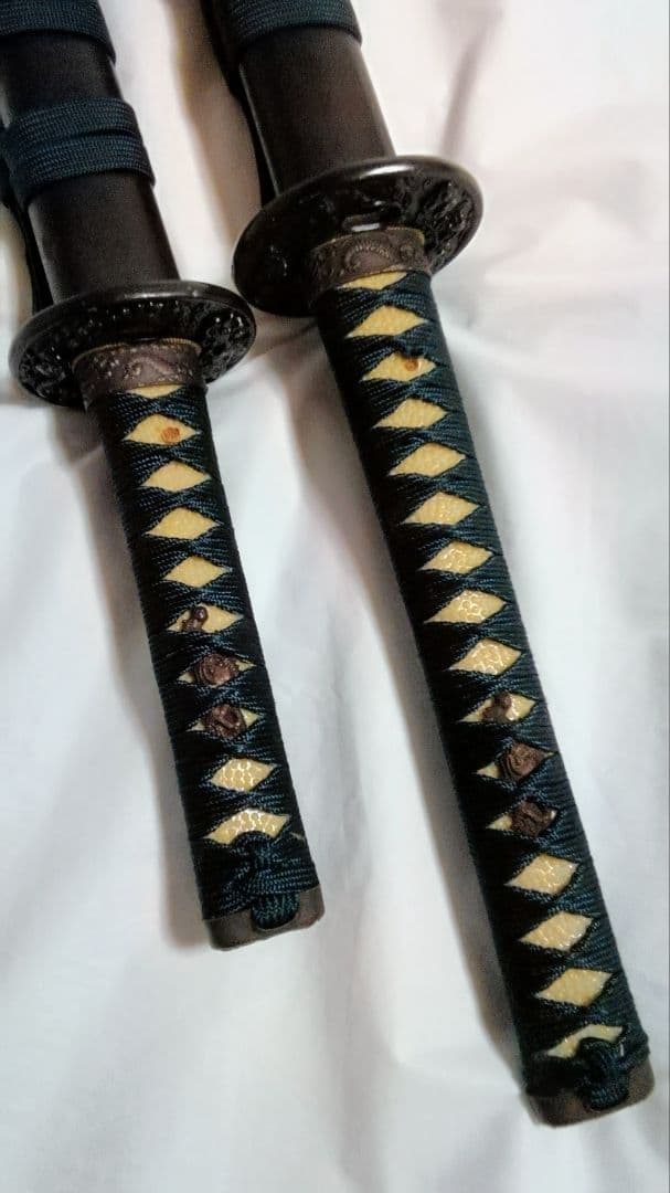 模造刀　2本セット　コスプレ　防犯　太刀　脇差し　ハ