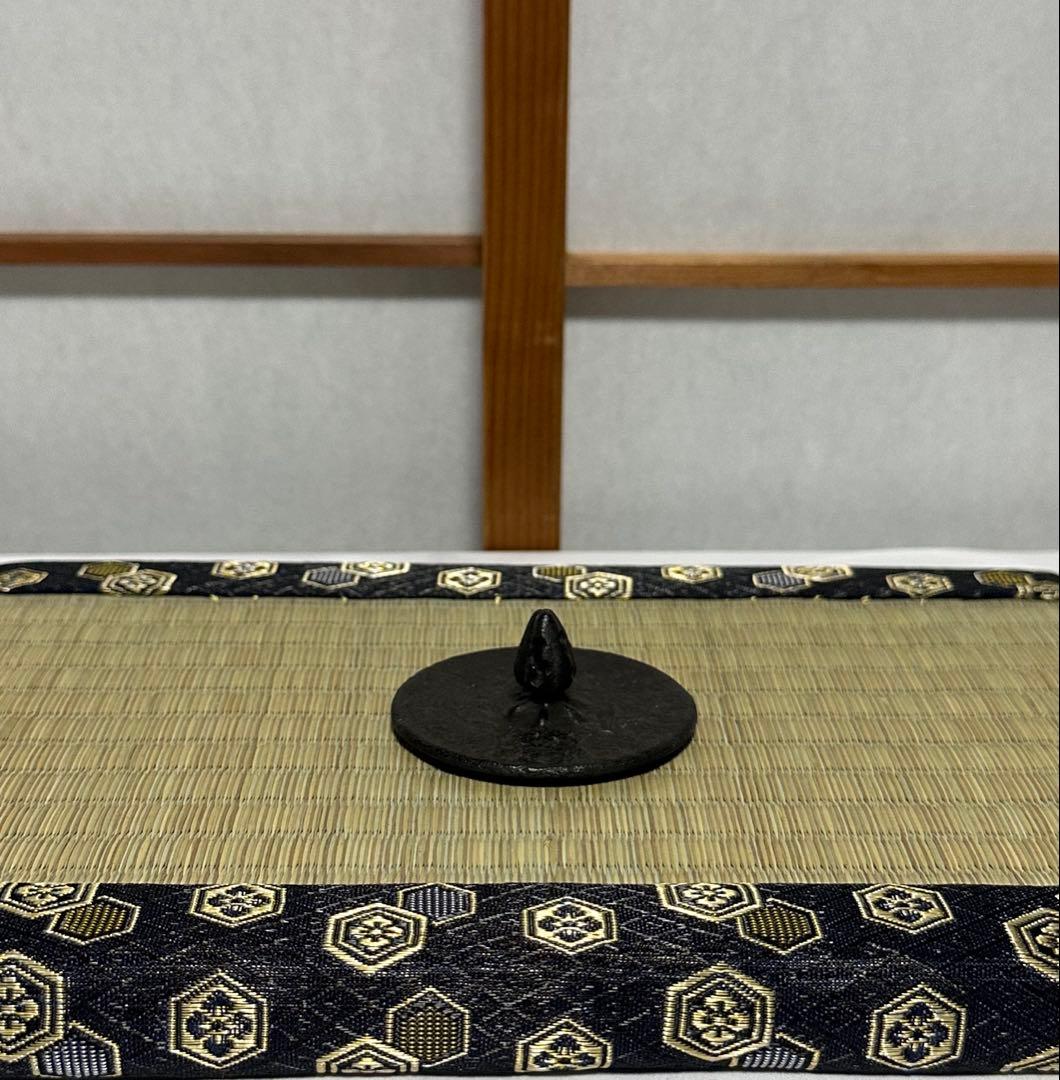 本番盛岡 薫山 南部鉄器 鉄瓶 南部型 侘寂肌 1.5リットル 新品未使用品