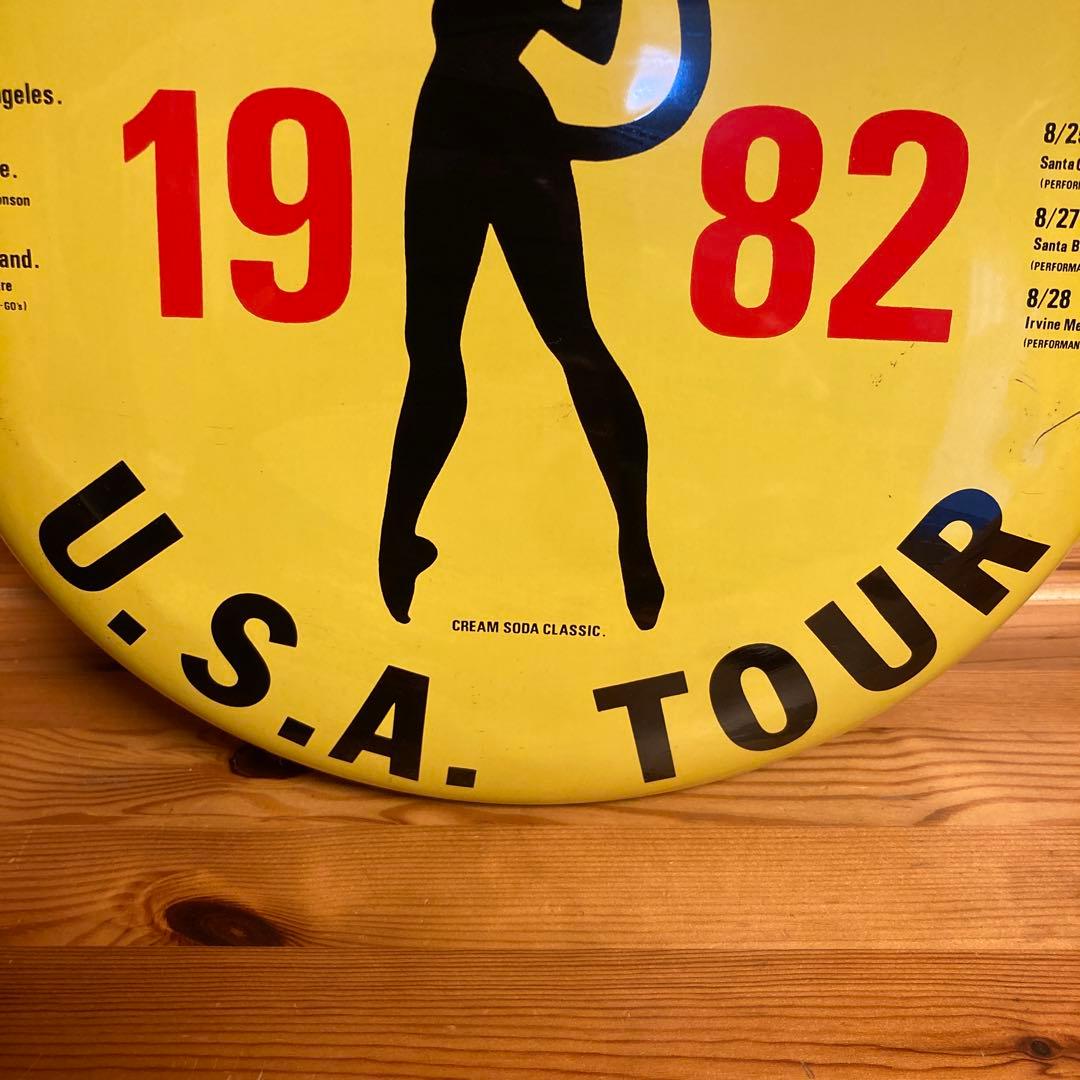 BLACK CATS 1982 U.S.A. ツアー丸型プレート&おまけバッジ付