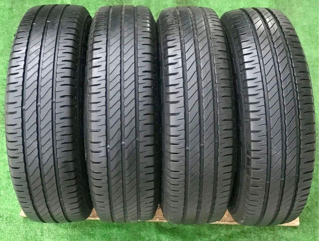 【２本セット】キャラバン純正鉄ホイール&MICHELIN AGILIS 3