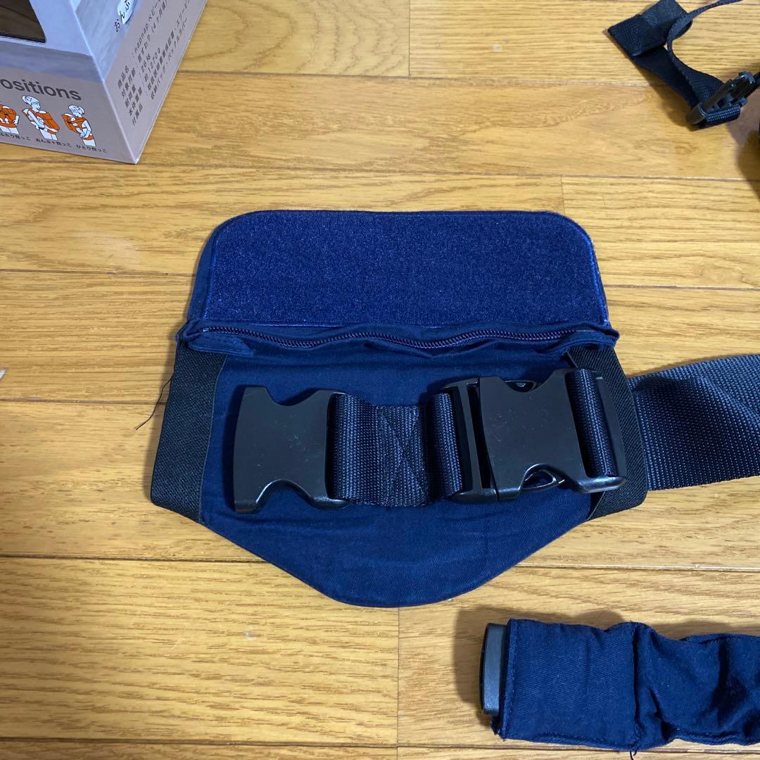 12/30まで値下げ【napnap】双子用抱っこ紐　ネイビー