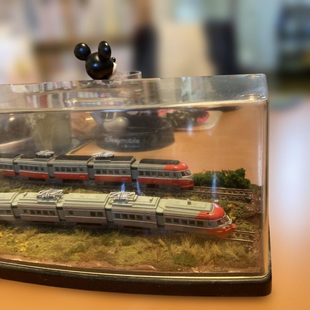 小田急ロマンスカー3000系Nゲージ鉄道模型 ジオラマ