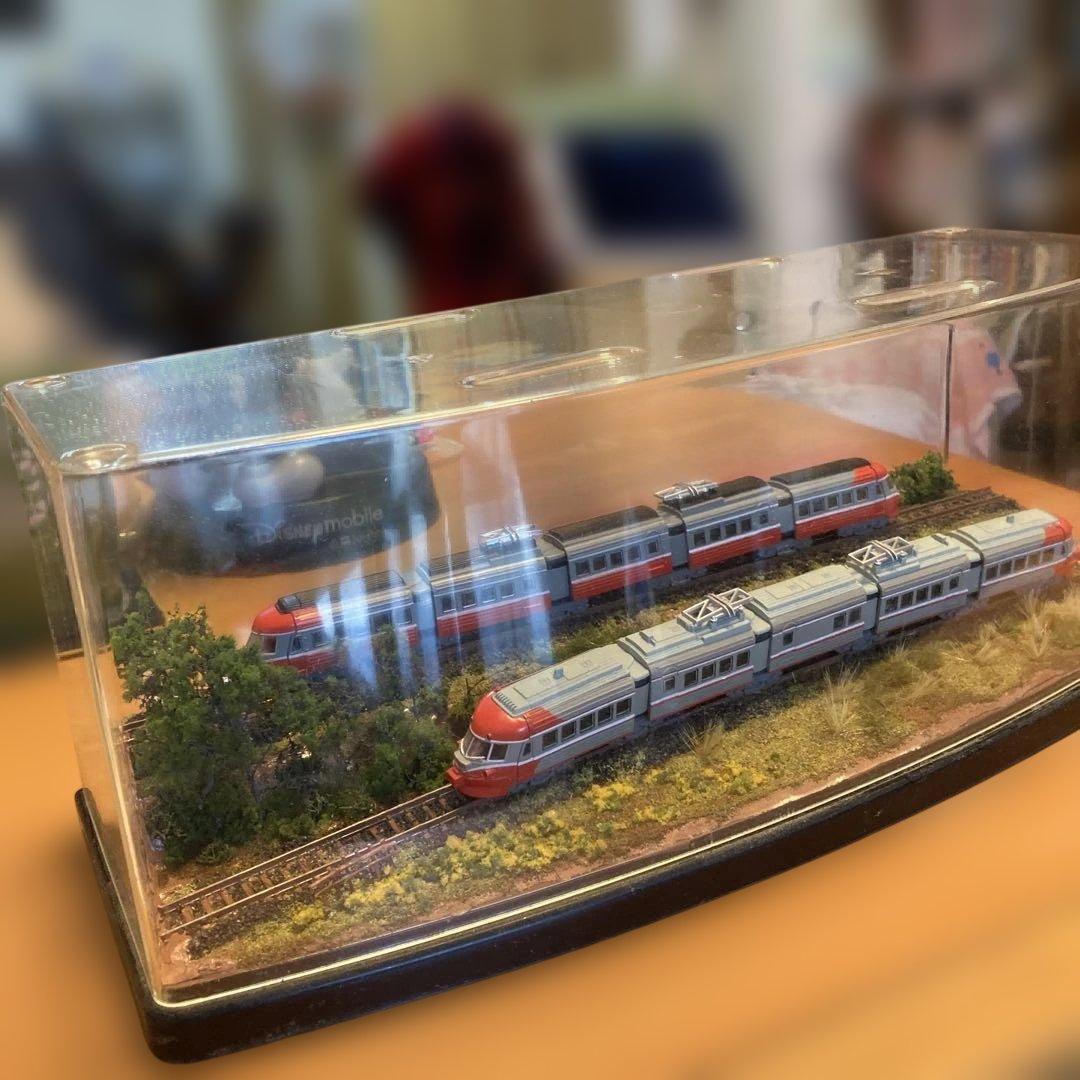 小田急ロマンスカー3000系Nゲージ鉄道模型 ジオラマ