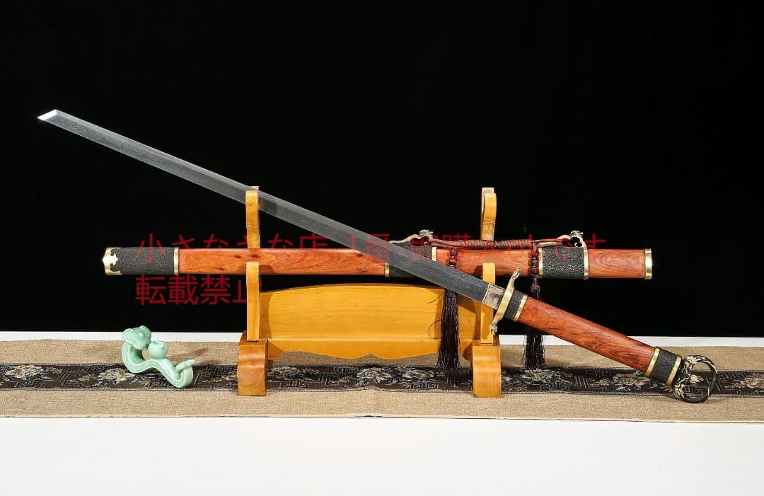 唐雲環首唐横刀百錬文紋鋼鳳尾紋 古兵器 武具 刀装具 日本刀 模造刀 居合刀