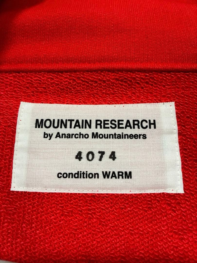 マウンテンリサーチTrack JKT.(ジップアップパーカー) 日本製