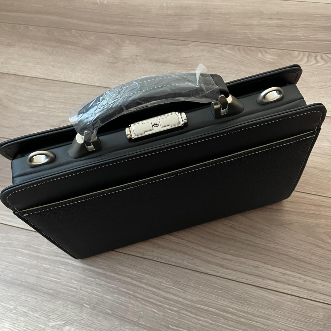 新品 英国調 豊岡製 ミニダレスバッグ 日本製 ショルダーベルト付 ブラック