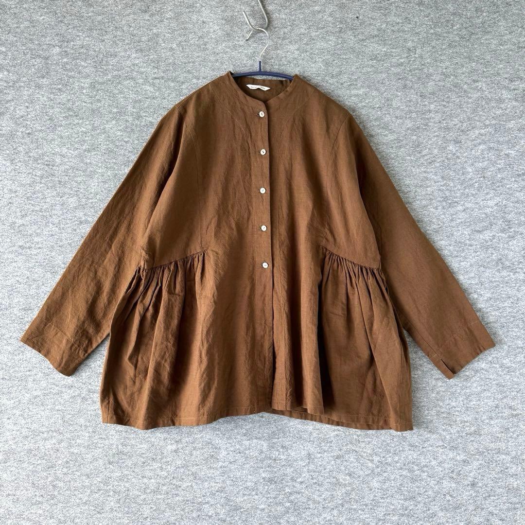 25AW 新作 ARTS&SCIENCE Side gather blouse