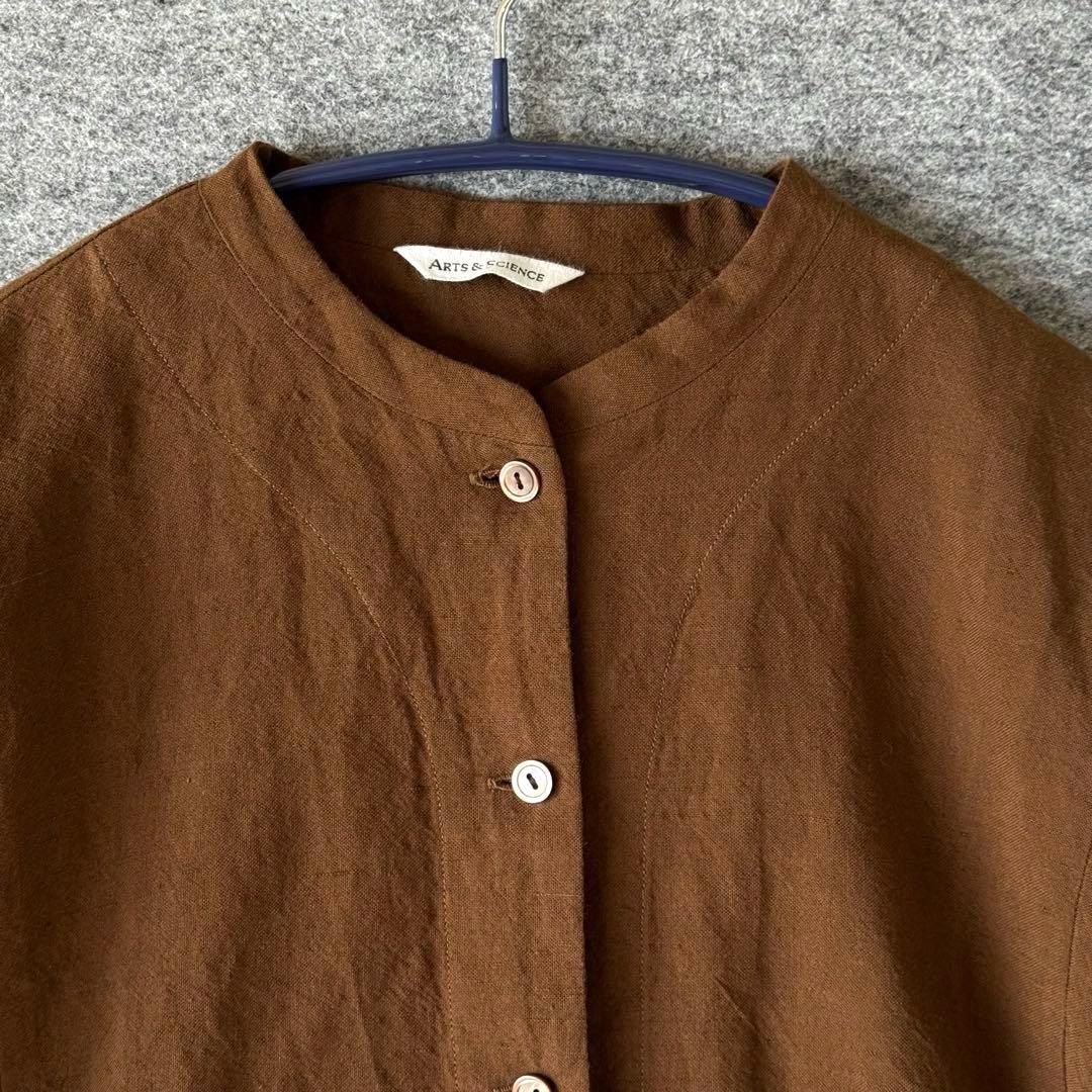 25AW 新作 ARTS&SCIENCE Side gather blouse