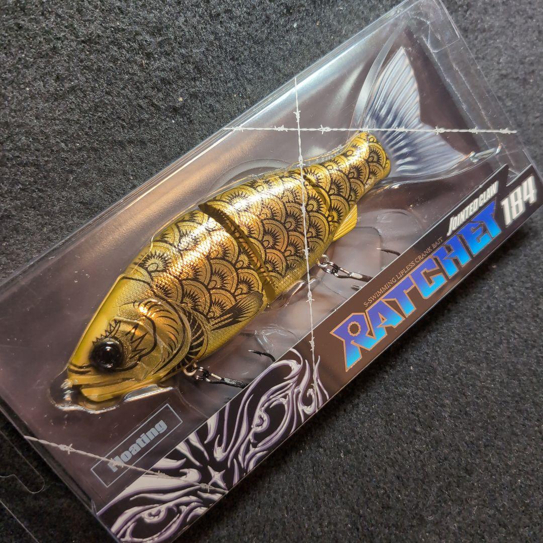 【ガンクラフト】限定品　金鯱　ジョイクロRATCHET 184 ゴールドブラック