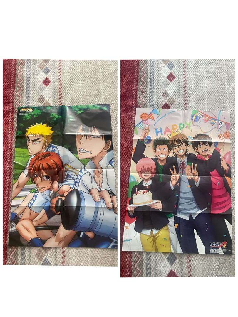 アニメディア　クリアファイル　ポスター　下敷き　付録