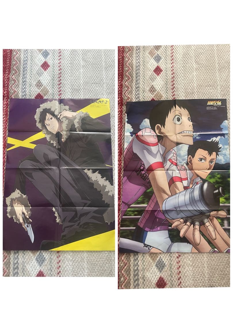 アニメディア　クリアファイル　ポスター　下敷き　付録