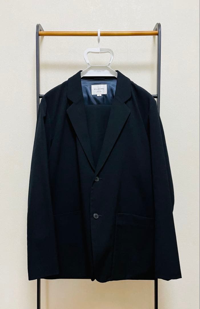 STILL BY HAND WOOL BLEND RELAXED セットアップ