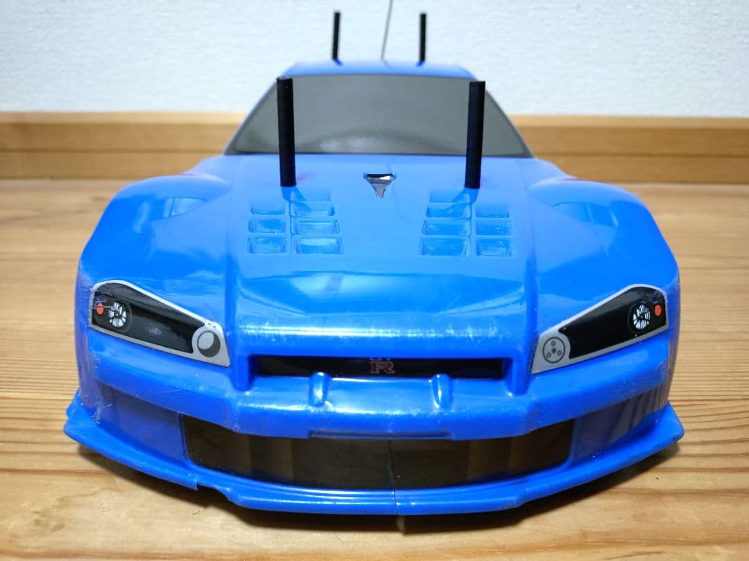 Q*様 タミヤ　TT01　シャーシ　カルソニック　スカイライン　ボディ　送信機