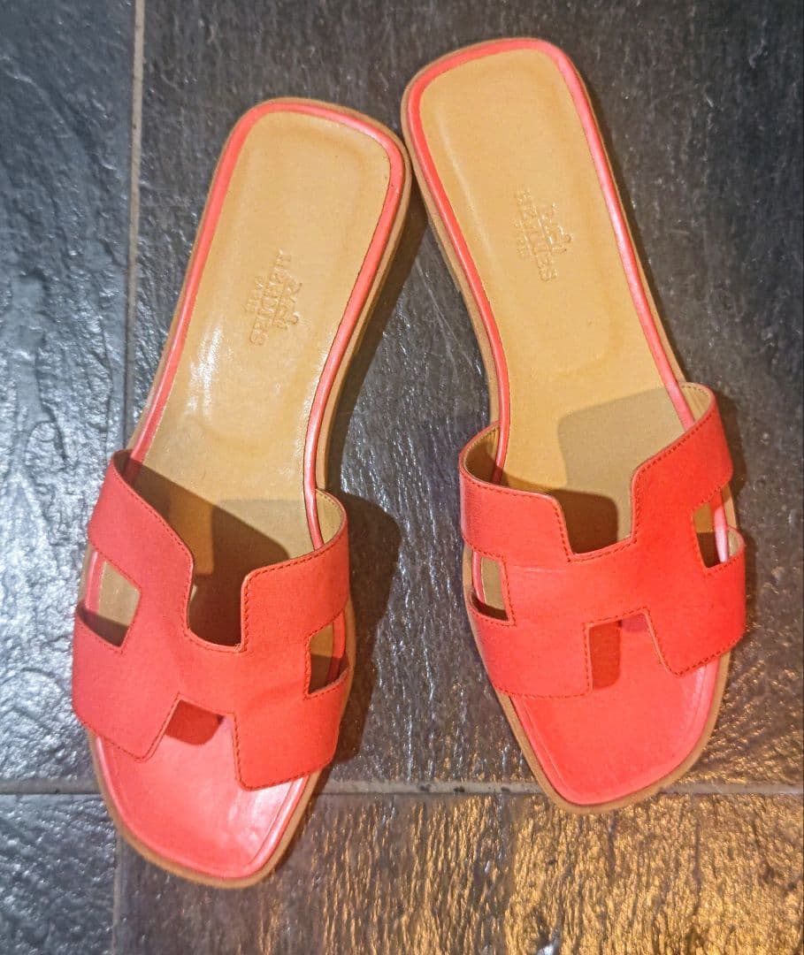 緊急値下げ！エルメス　美品　オラン　37　お箱入