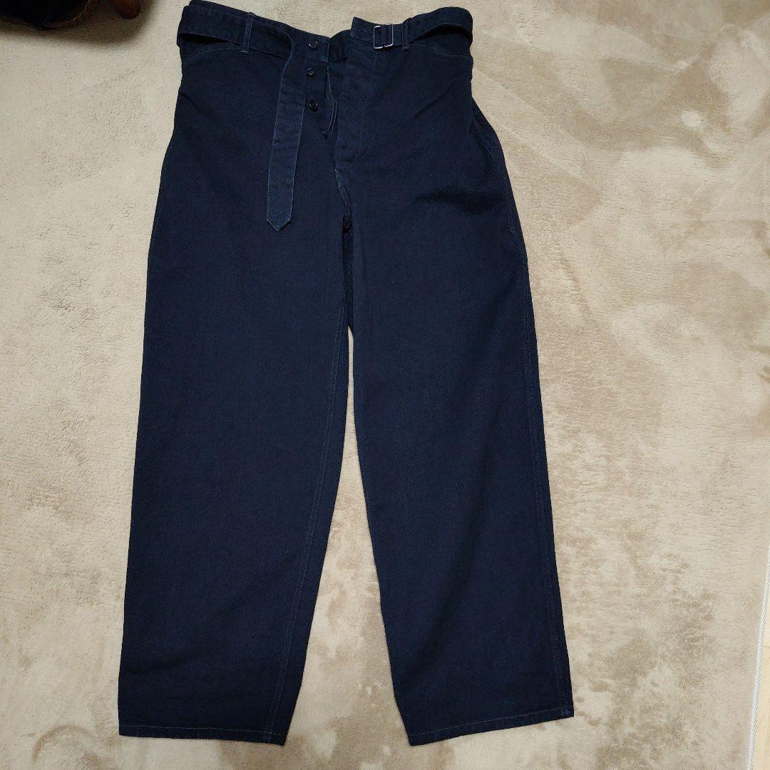 COMOLI 26ssベルテッドデニム