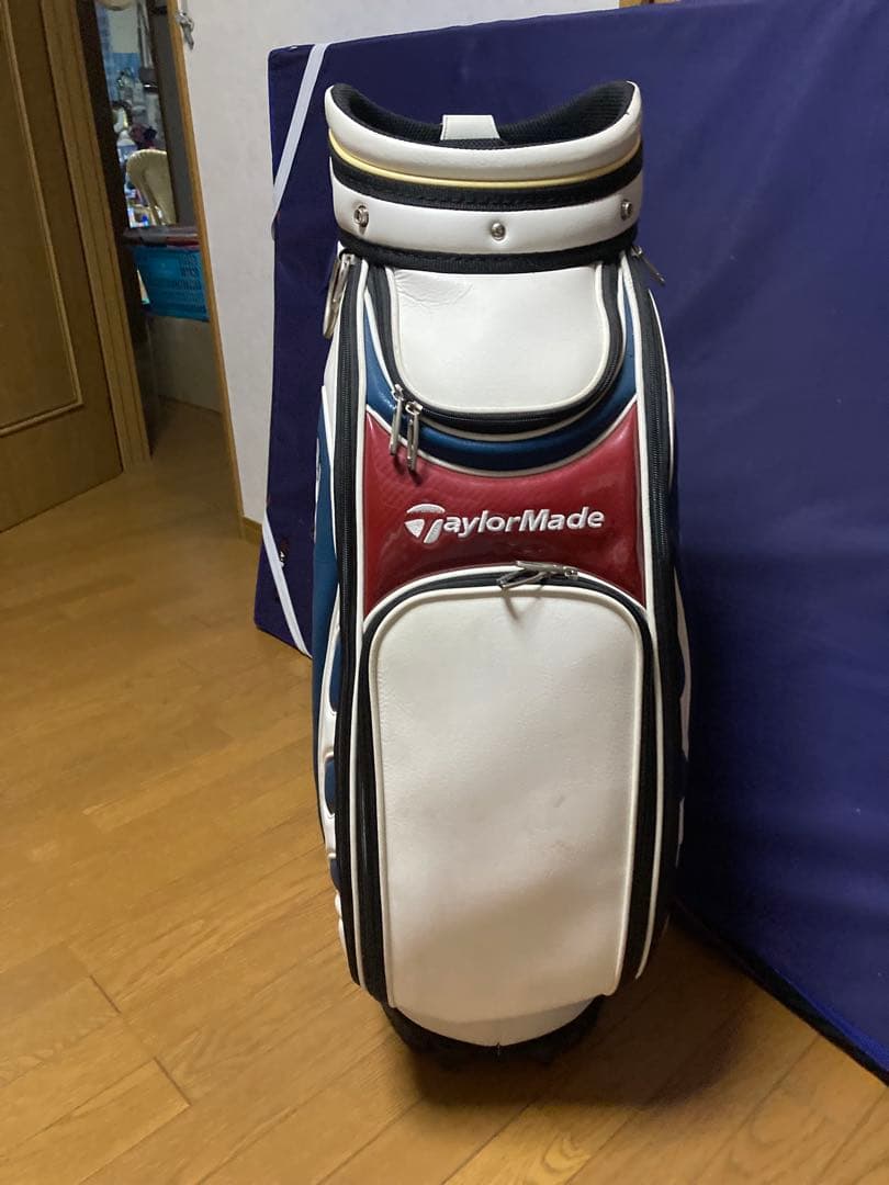 TaylorMade キャディバッグ 青/白/赤