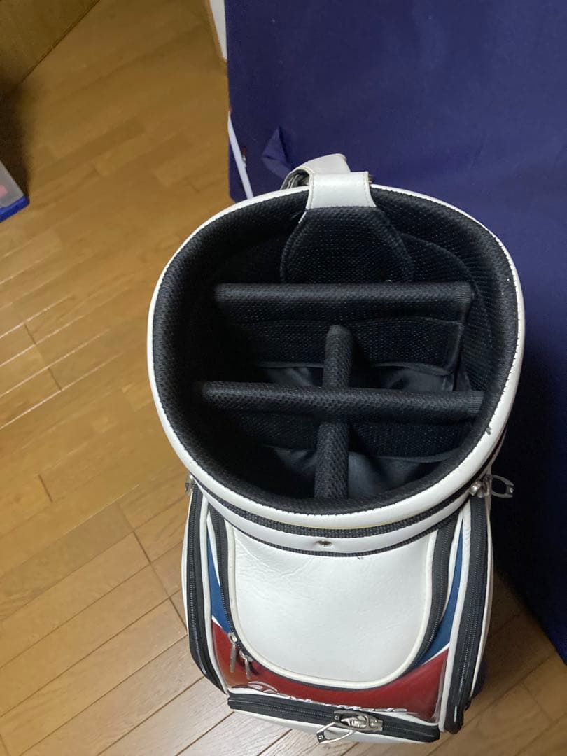 TaylorMade キャディバッグ 青/白/赤