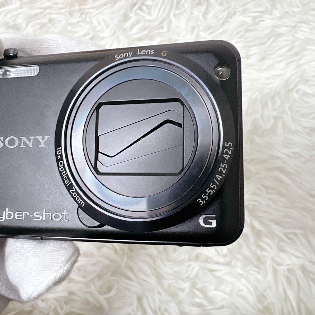 動作確認済✨　SONY Cyber-shot DSC-H55 ブラック 付属品