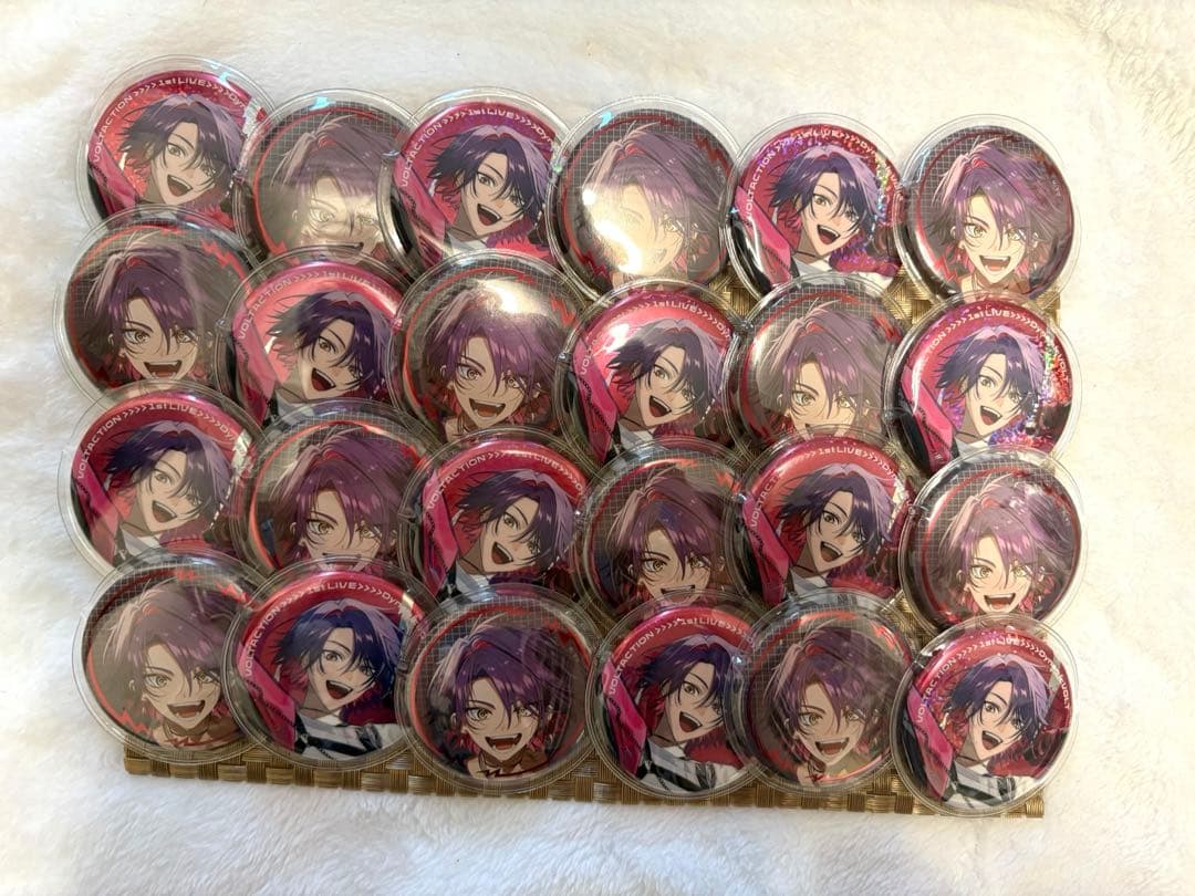 にじさんじ 渡会雲雀 缶バッジ 痛バ セット ワンマン half アニバ 24個