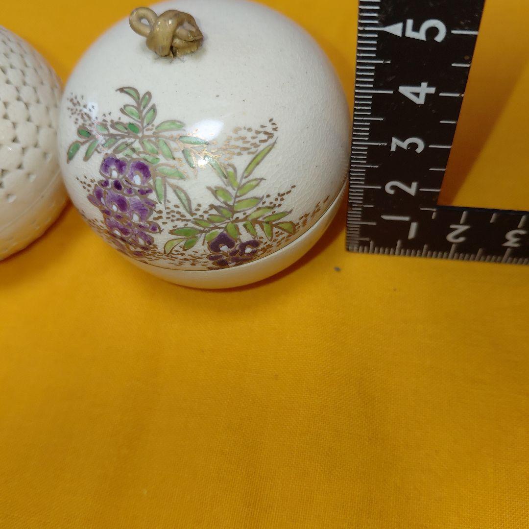 薩摩焼ちとせ窯　香合２点