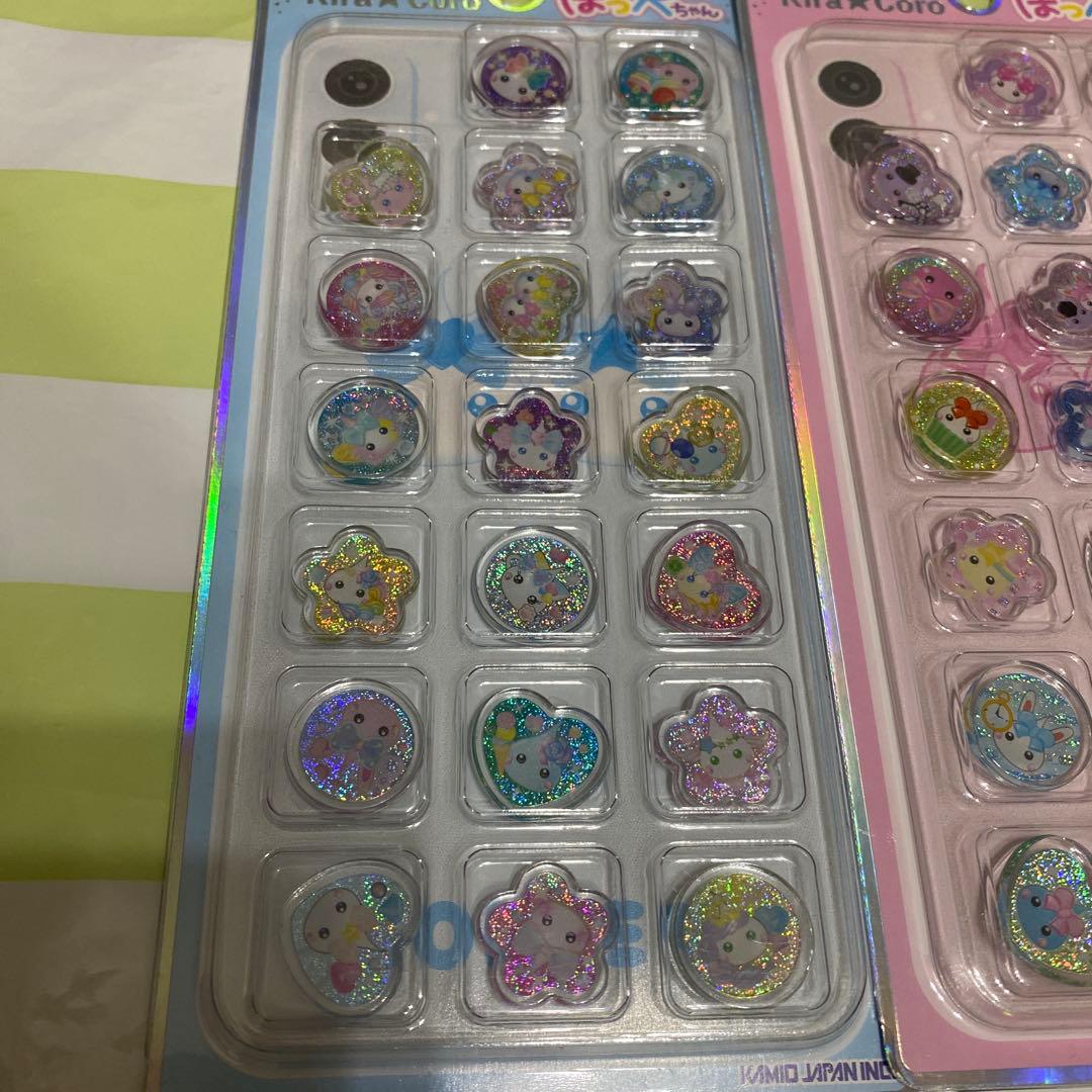 正規品ボンボンドロップシール　韓国限定サンリオ　ほっぺちゃん　おはじきシール