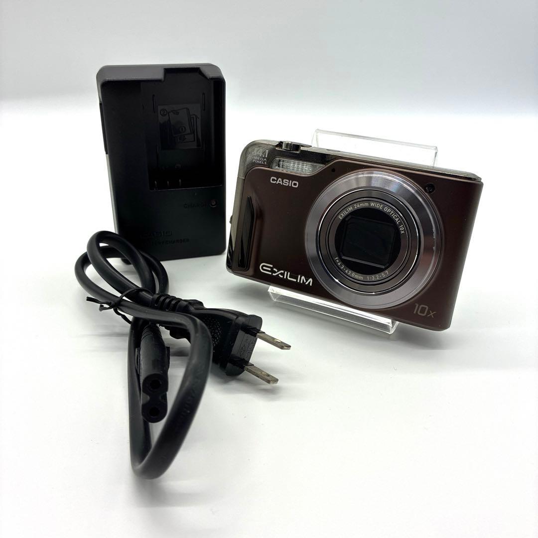 CASIO エクシリム　EX-H15 充電器　ブラウン コンデジ　動作品