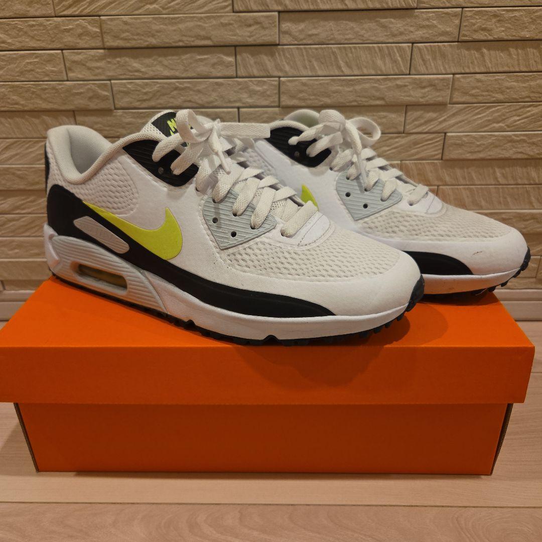 【即決】Nike Air Max 90 ホワイト/ブラック/イエロー28cm