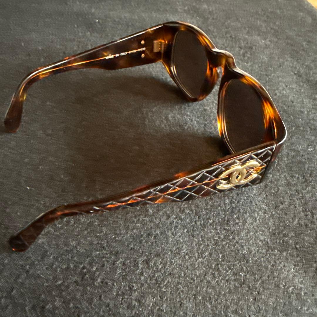 CHANELシャネル マトラッセ サングラス 01450 91235 べっ甲柄