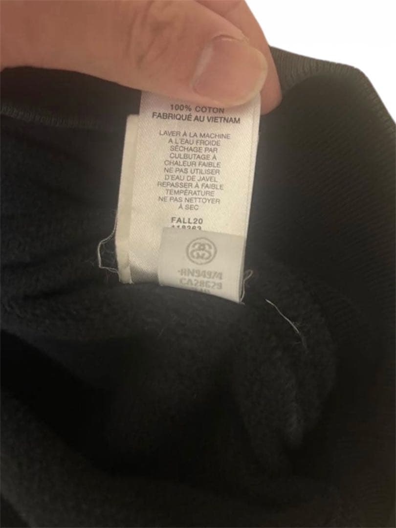 Stussy ブラック スウェット L