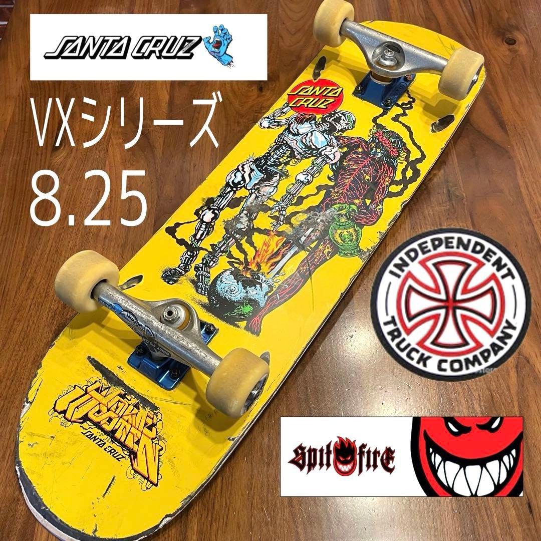 サンタクルーズ　VXシリーズ　スケボー　インディペンデント　スピットファイア