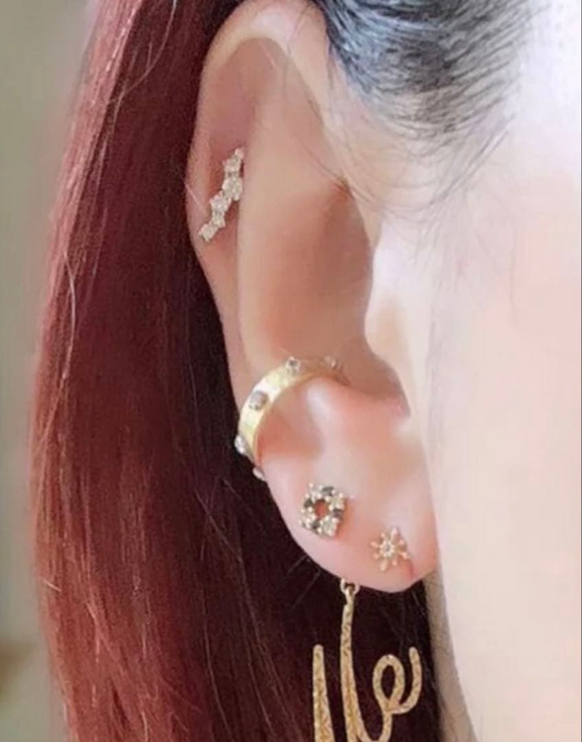 クアラントット quarant’otto K18 ピアス 片耳