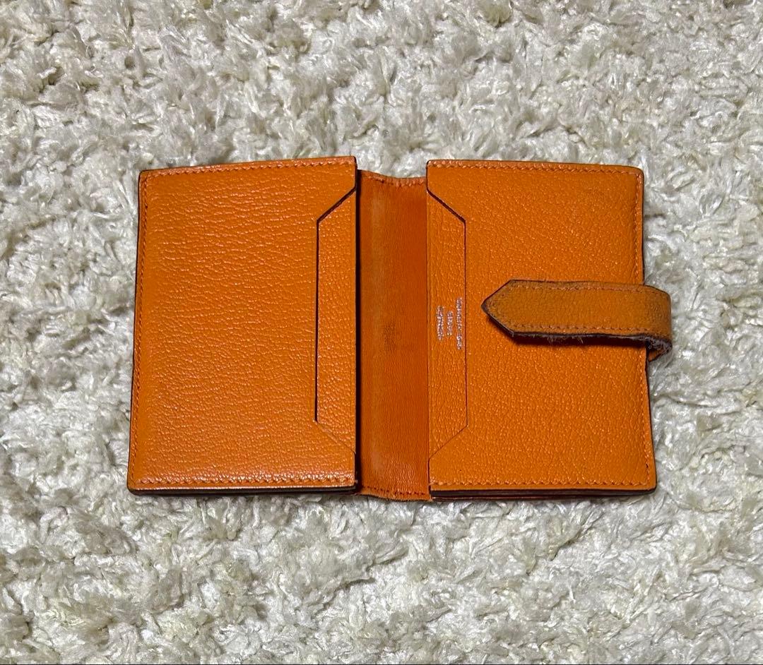 エルメス　HERMES 二つ折り 名刺入れ