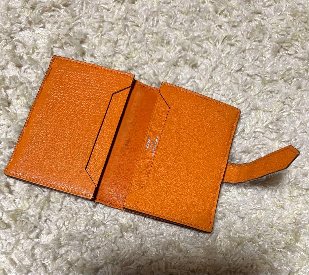エルメス　HERMES 二つ折り 名刺入れ