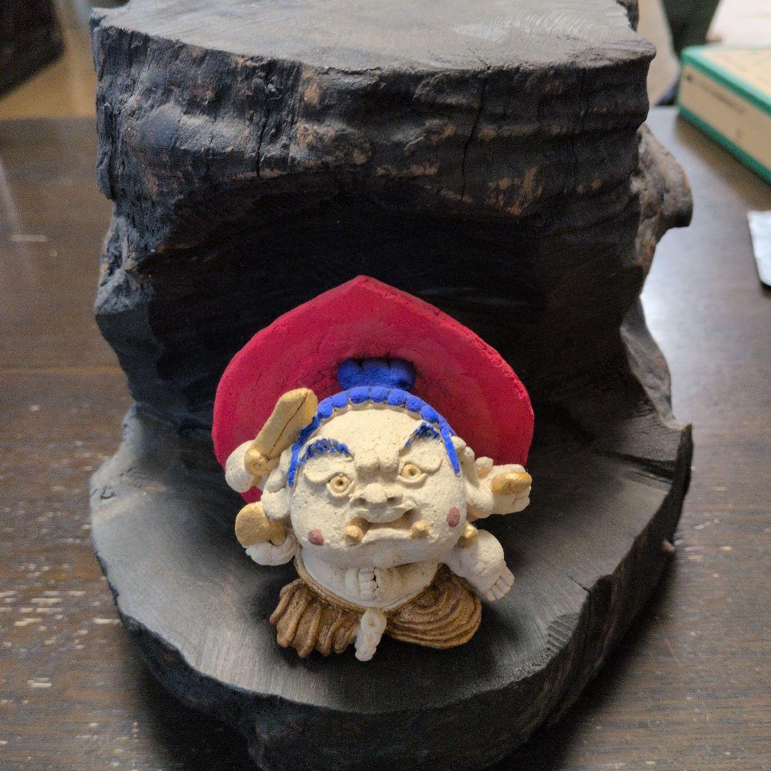 小林牧牛さんの閻魔さんの陶人形