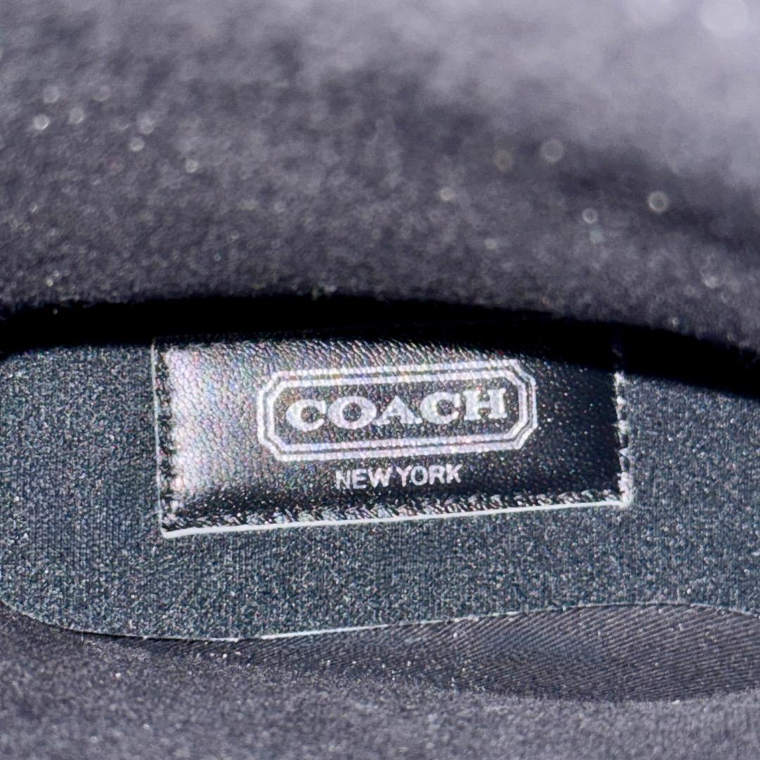 ooo【新品未使用】COACH コーチ レインブーツ 24cm 7ブラック