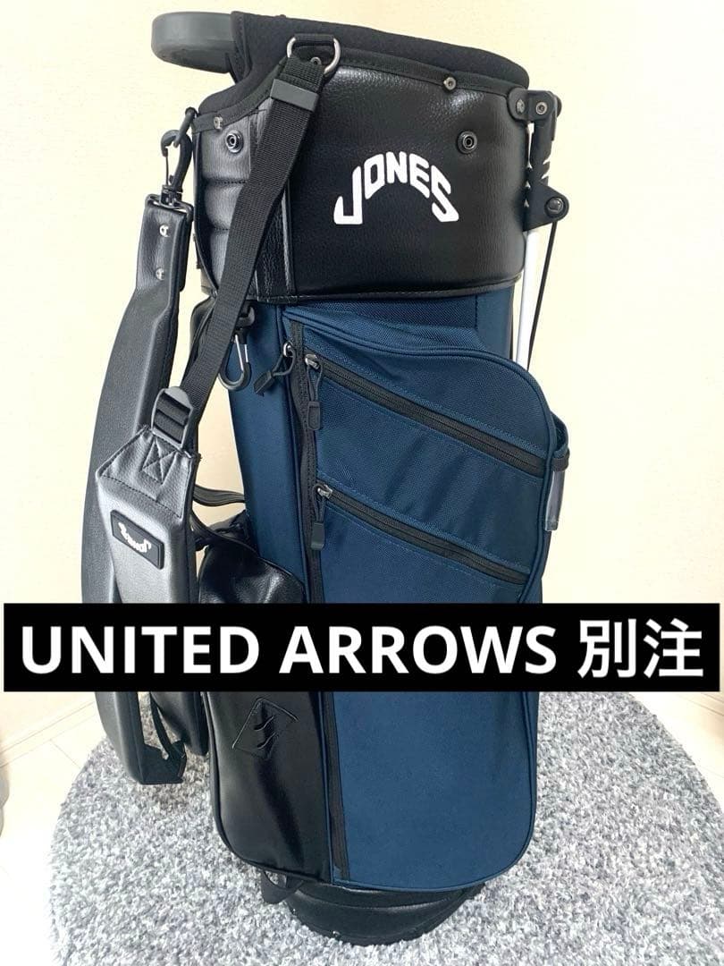 JONES キャディバッグ ユナイテッドアローズ別注【極美品】タオル付き