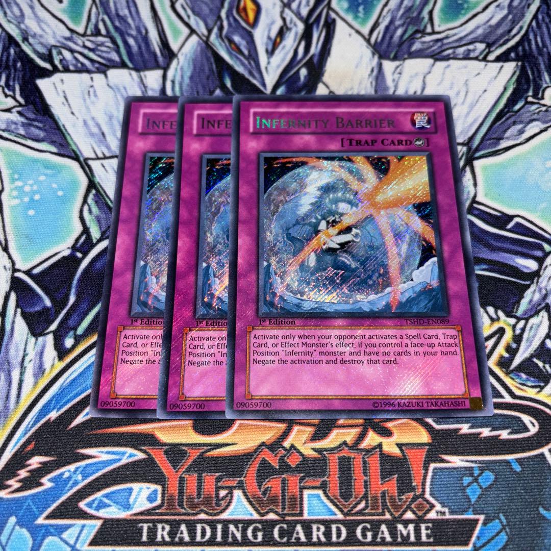 北米版 インフェルニティ・バリア 1st シークレット 遊戯王 海外 英語 米