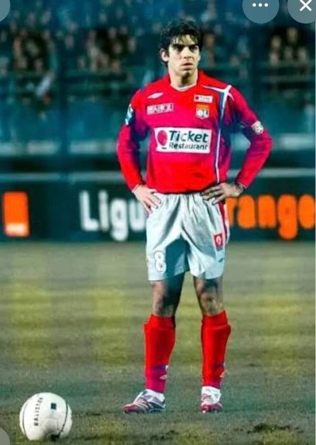 06-07 オリンピック・リヨン　ジュニーニョ　アンブロオフィシャルユニフォーム