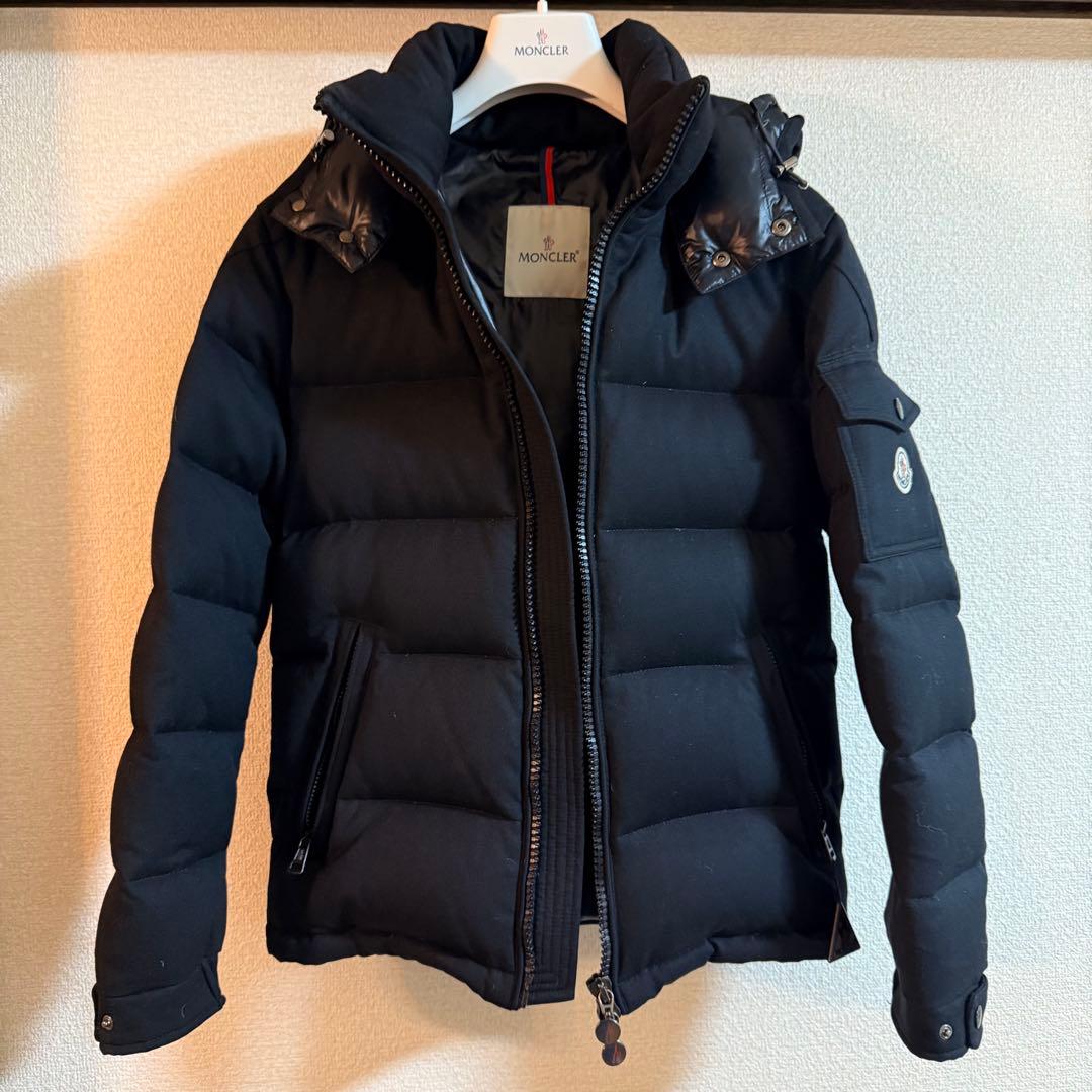 ■モンクレール モンジュネーブル■ブラック 0 ダウンジャケット メンズ