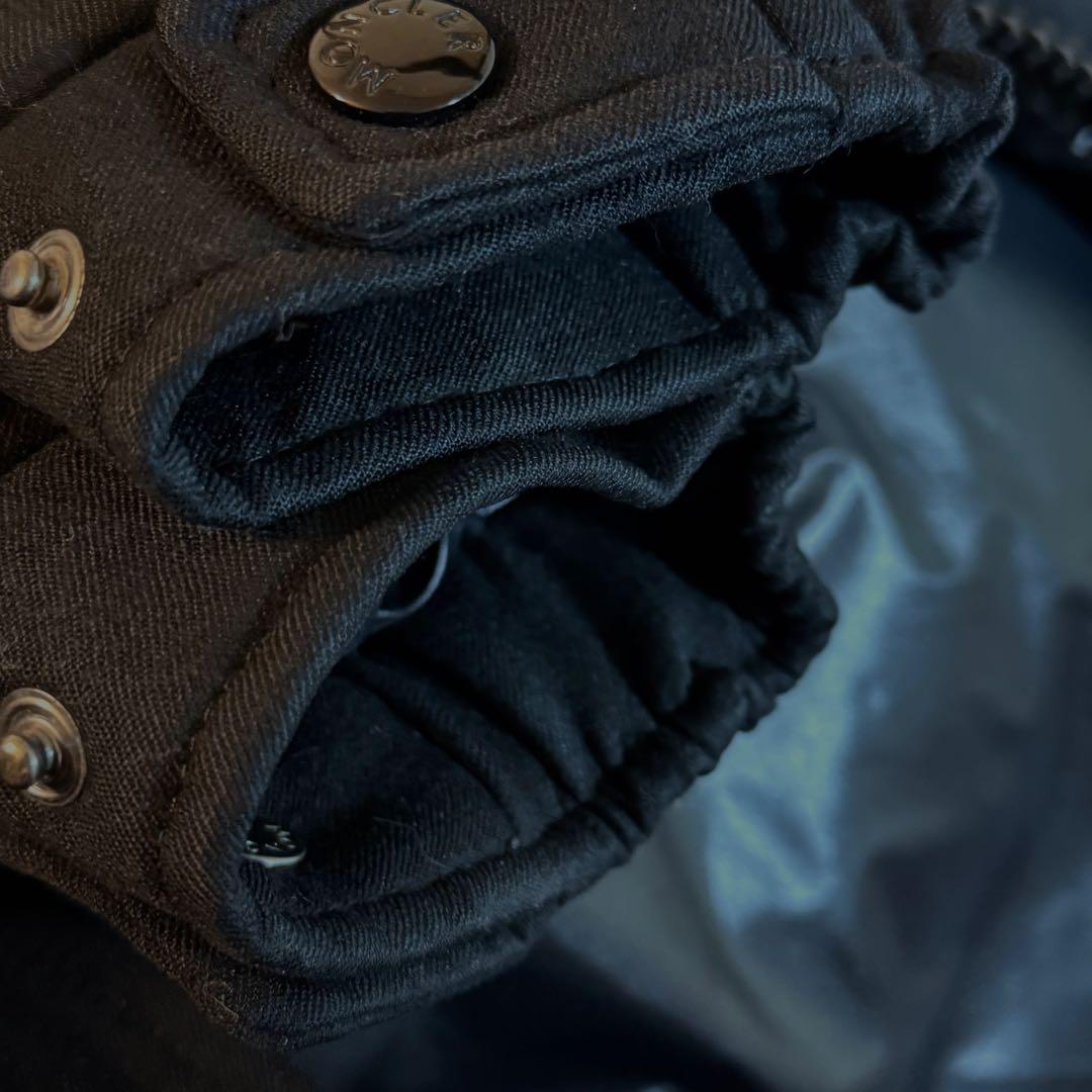 ■モンクレール モンジュネーブル■ブラック 0 ダウンジャケット メンズ