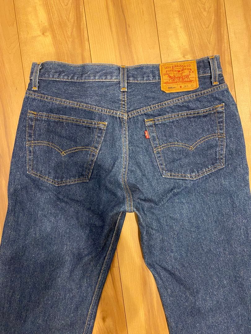 90s USA製 Levi's 501 濃紺　ゴールデンサイズ　w34 L30