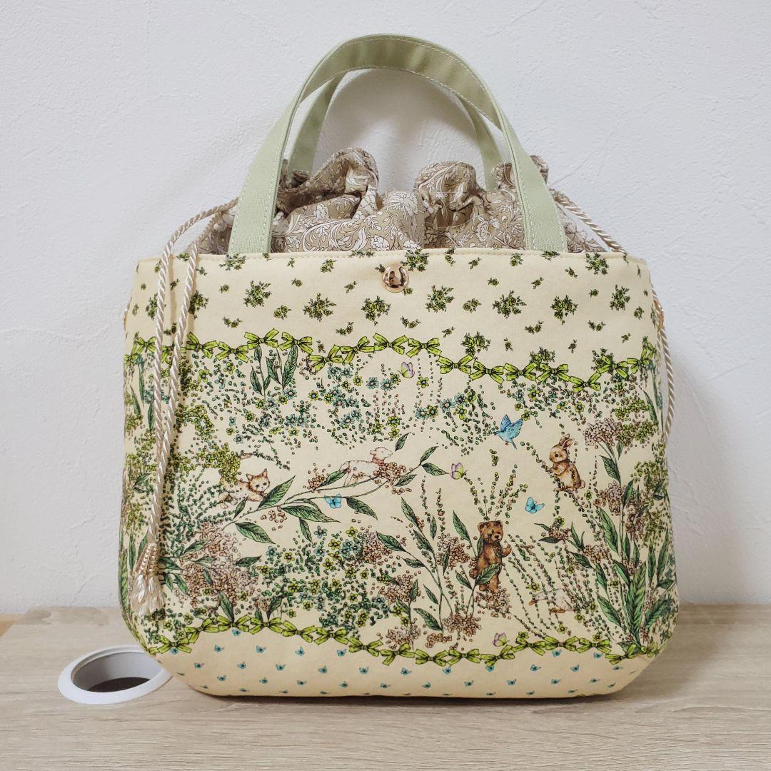 《専用》 拡大版巾着バッグ ハンドメイド