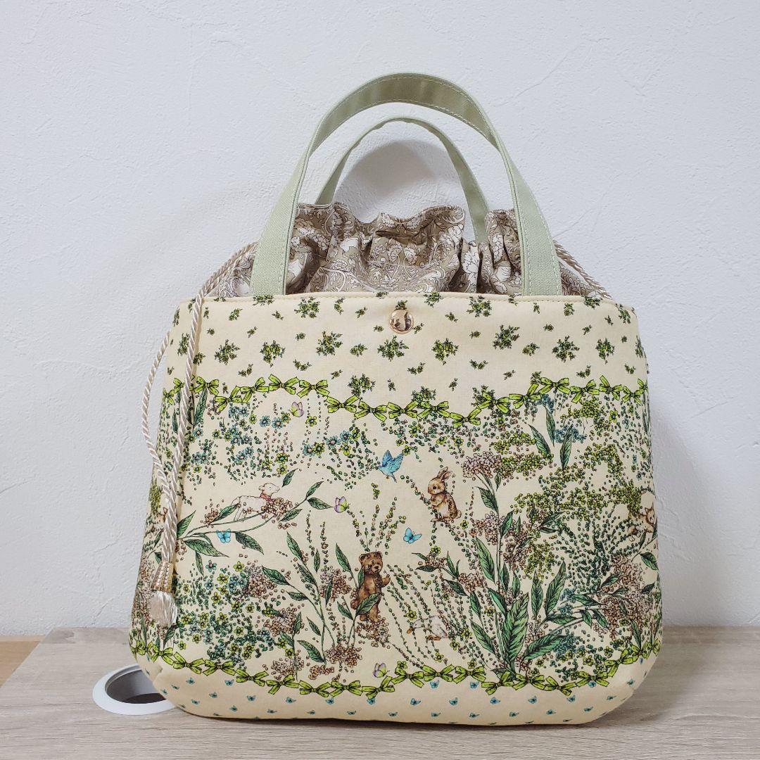 《専用》 拡大版巾着バッグ ハンドメイド