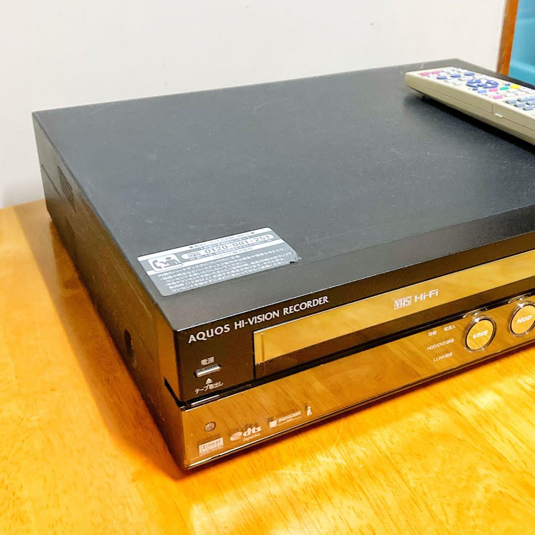 SHARP シャープ　AQUOS HDD搭載DVDビデオ一体型レコーダー