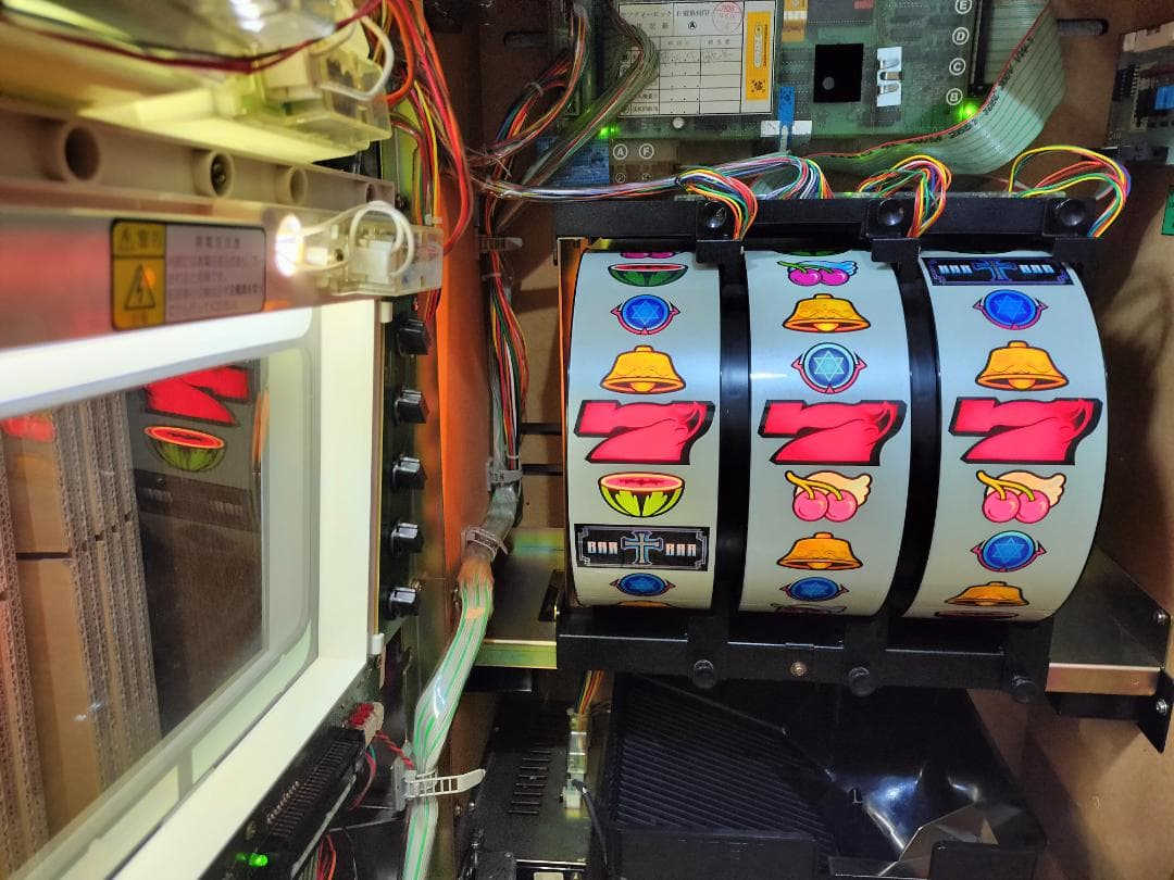 【パチスロ実機】ロデオ★ダブルチャレンジ【不要機付】４号機・希少台・人気台